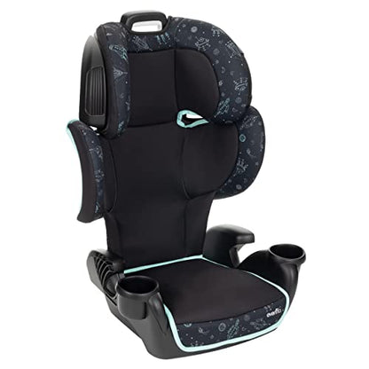 New Evenflo GoTime LX Booster Car Seat (Astro Blue) - Kidsy