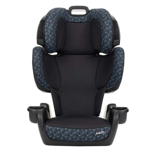 New Evenflo GoTime LX Booster Car Seat (Quincy Blue) - Kidsy