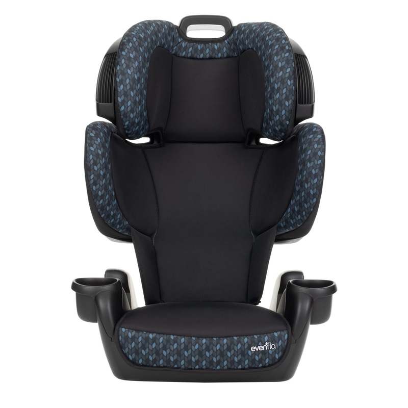 New Evenflo GoTime LX Booster Car Seat (Quincy Blue)