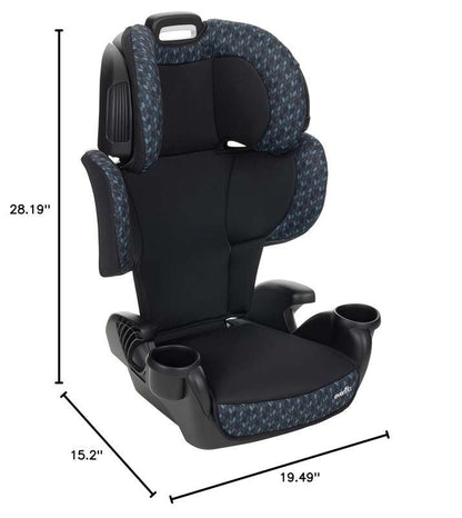 New Evenflo GoTime LX Booster Car Seat (Quincy Blue) - Kidsy