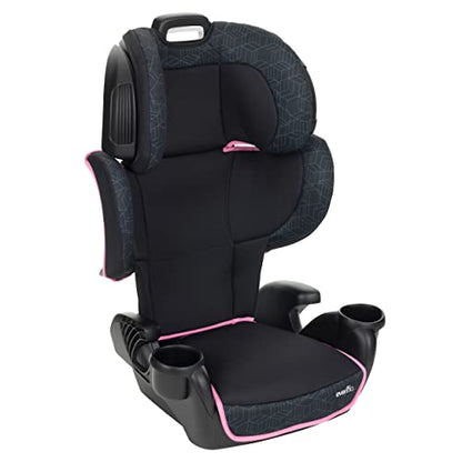 New Evenflo GoTime LX High Back Booster Car Seat (Terrain Pink) - Kidsy