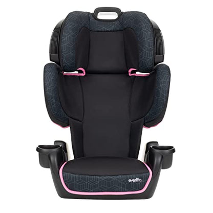 New Evenflo GoTime LX High Back Booster Car Seat (Terrain Pink) - Kidsy