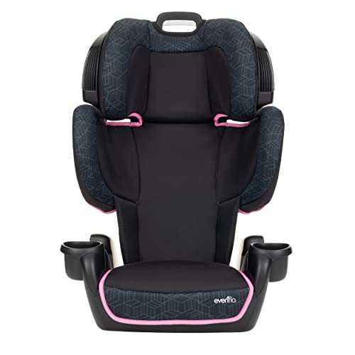 New Evenflo GoTime LX High Back Booster Car Seat (Terrain Pink) - Kidsy