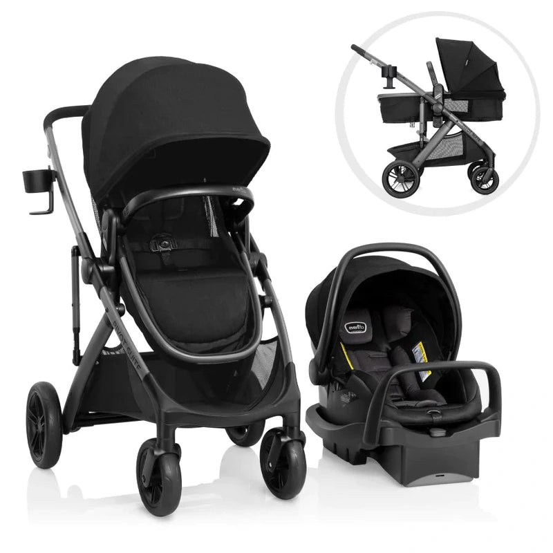 New Evenflo Pivot Suite Modular Travel System (Dunloe Black) - Kidsy
