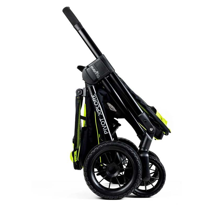 New Evenflo Pivot Xplore All - Terrain Stroller Wagon (Wayfarer Black) - Kidsy