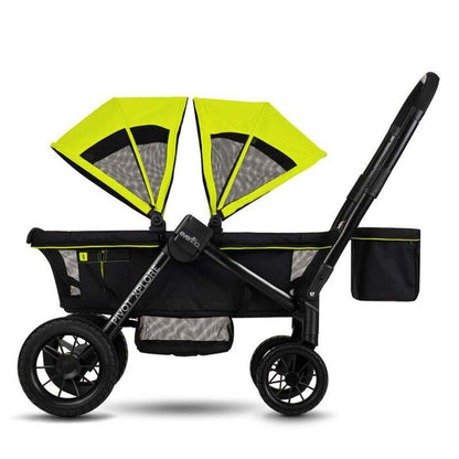 New Evenflo Pivot Xplore All - Terrain Stroller Wagon (Wayfarer Black) - Kidsy