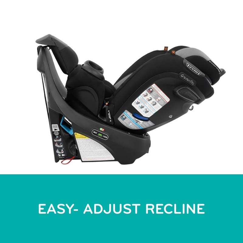 New Evenflo Revolve 360 Extend All - in - One Rotating Convertible Car Seat (Rockland Green) - Kidsy