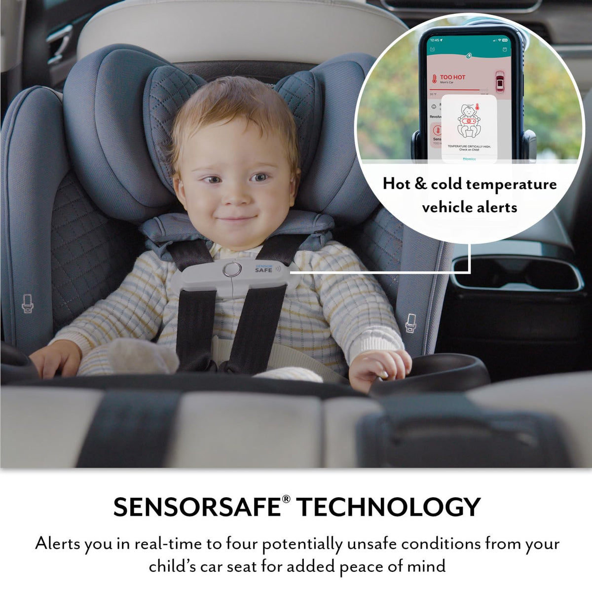 New Evenflo Revolve360 Extend All-in-One Car Seat with Rotating Design (Travertine) - Kidsy