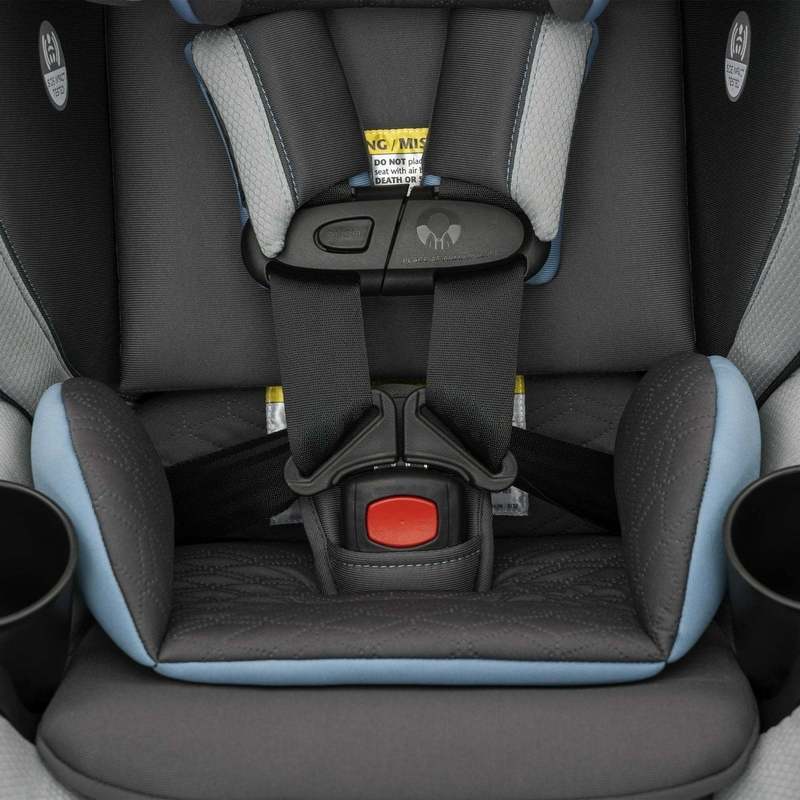 New Evenflo Revolve360 Slim 2 - in - 1 Rotational Car Seat (Stow Blue) - Kidsy