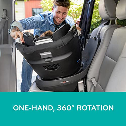 New Evenflo Revolve360 Slim 2 - in - 1 Rotational Car Seat (Stow Blue) - Kidsy