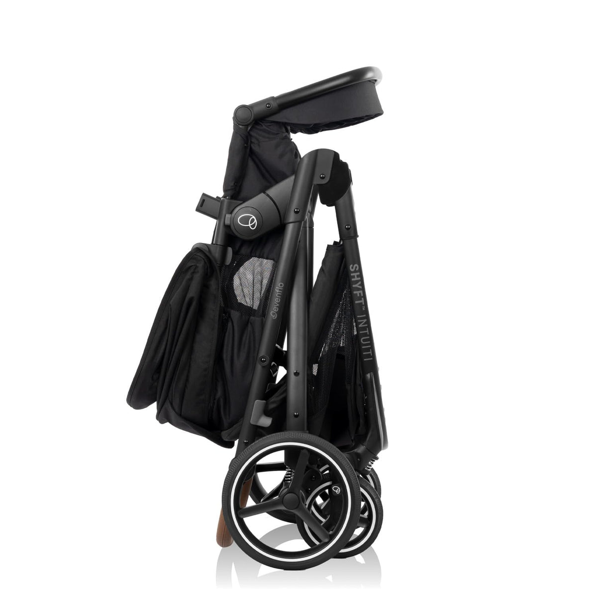 New Evenflo Shyft Intuiti Travel System Featuring LiteMax NXT Preemie and Infant Car Seat (Eclipse Black) - Kidsy