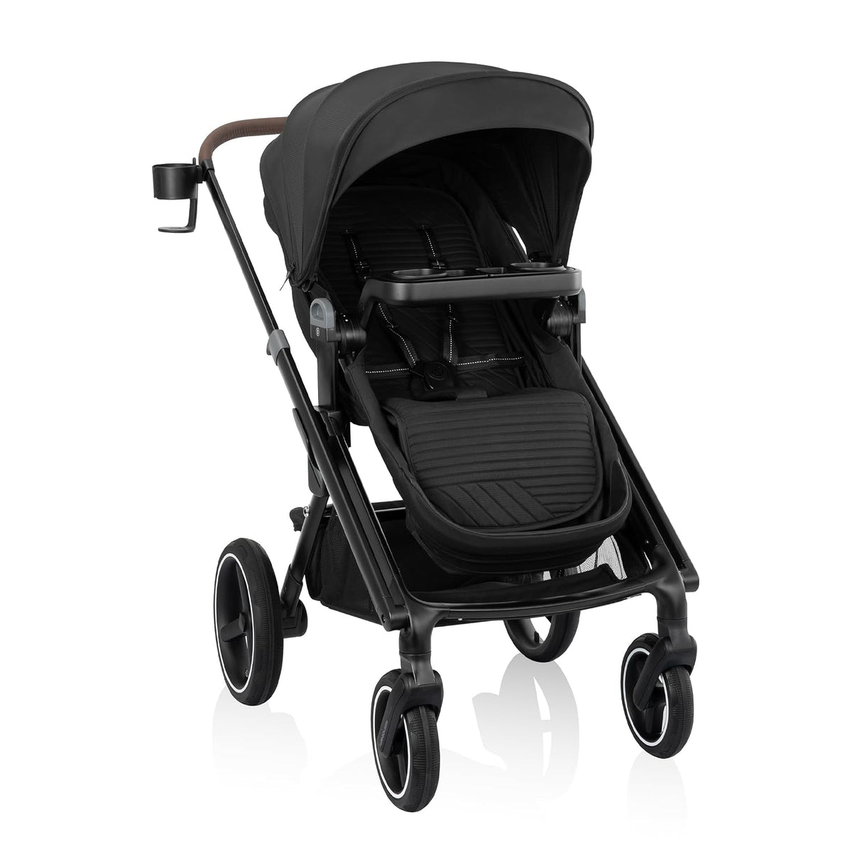 New Evenflo Transformer 2-Seat Convertible Stroller Wagon (Pitch Black) - Kidsy