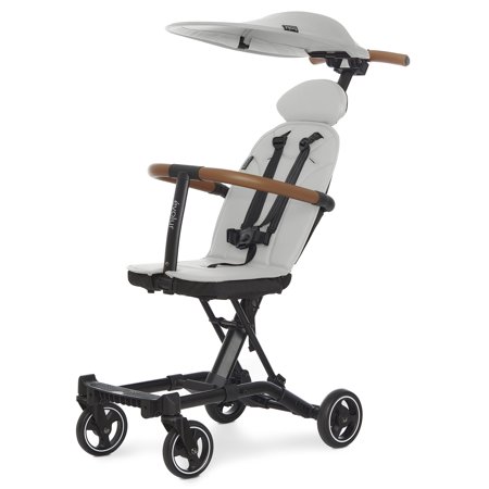 New Evolur Cruise Rider Stroller with Canopy Easy to Carry Travel Stroller (Koala Gray) - Kidsy