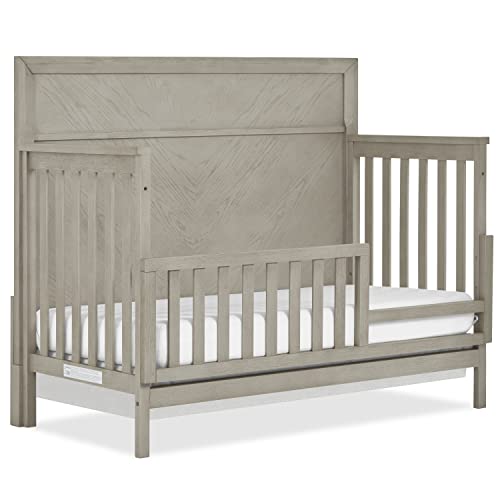 New Evolur Lourdes Convertible Crib Toddler Guard Rail (Porcini) - Kidsy