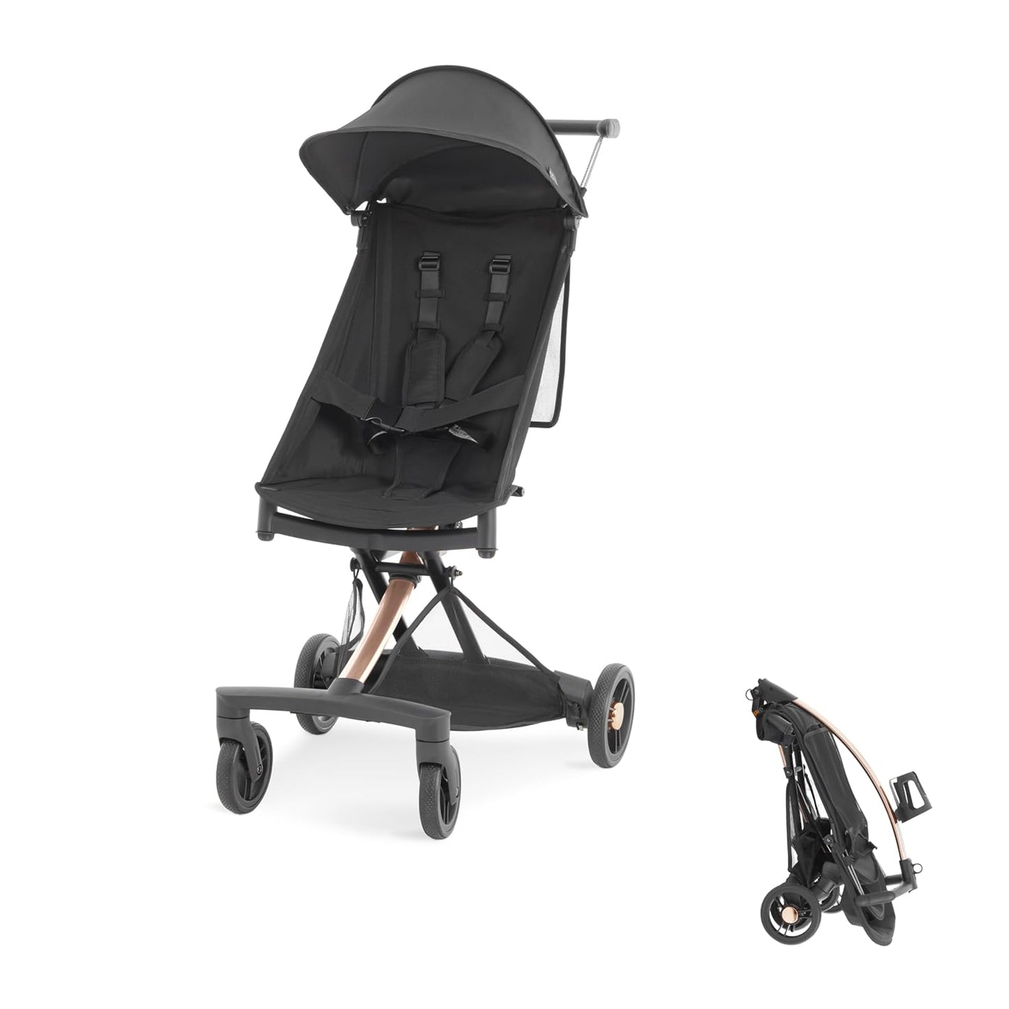 New Evolur Roamer Ultra Lightweight Stroller (Gold Black) - Kidsy