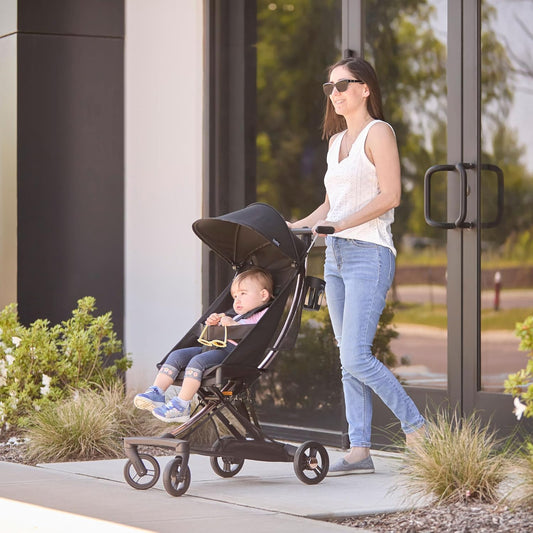 New Evolur Roamer Ultra Lightweight Stroller (Gold Black) - Kidsy