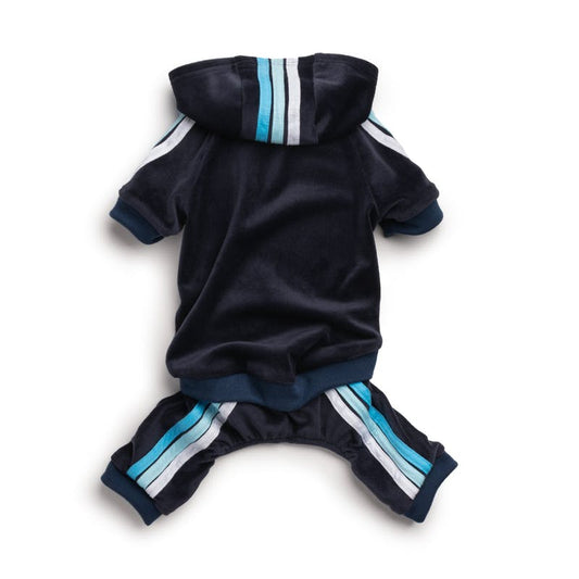 New Fabdog Navy Velour Jogger - Blue - 12" - Kidsy