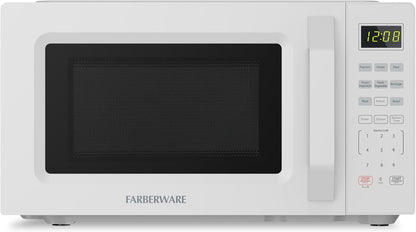 New Farberware Countertop Microwave Oven 700W, 0.7 Cu. Ft. Capacity (White) - Kidsy