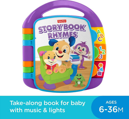 New Fisher - Price Laugh & Learn Storybook Rhymes Musical Book - Kidsy