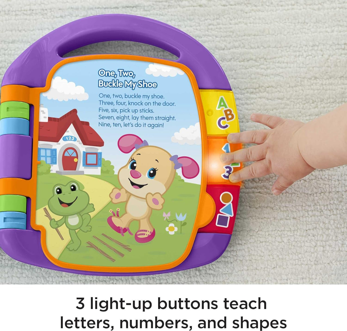 New Fisher - Price Laugh & Learn Storybook Rhymes Musical Book - Kidsy