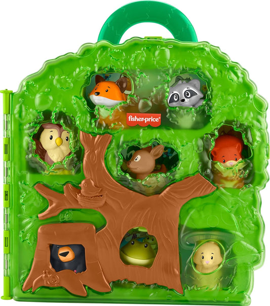 New Fisher - Price Little People Toddler Toy Forest Friends Carry Case Playset with Animal Figures - Kidsy