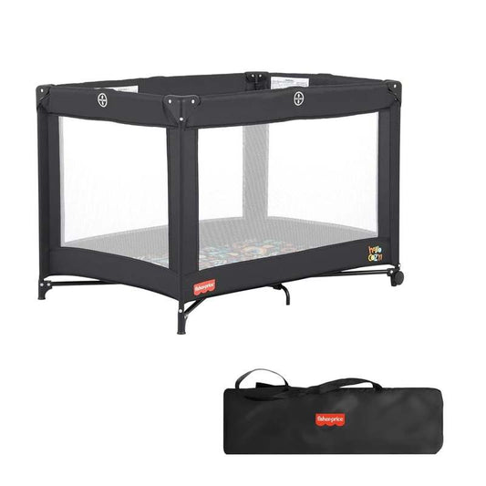 New Fisher - Price Play All Day Baby Playard (Black) - Kidsy