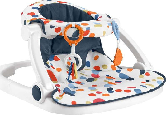 New Fisher - Price Portable Baby Sit - Me - Up Floor Seat (Darling Dots) - Kidsy