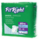 New FitRight Adult Incontinence Briefs Diapers with Tabs (Large, 4 Pack of 20 Count) - Kidsy