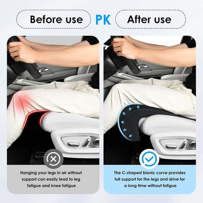 New FLORICH Car Seat Extender Leg Extender Support Cushion for Driver Seats Office Chair (Dark Black) - Kidsy