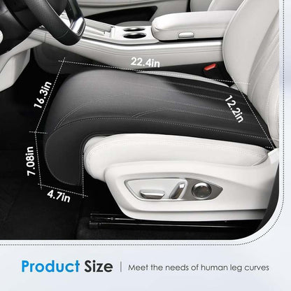 New FLORICH Car Seat Extender Leg Extender Support Cushion for Driver Seats Office Chair (Dark Black) - Kidsy