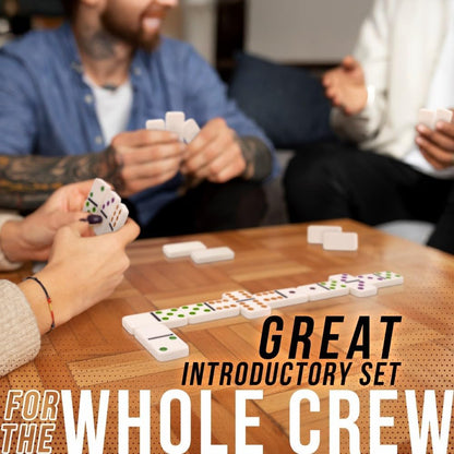 New Front Porch Classics Double 6 Travel Tin Domino Set - Kidsy