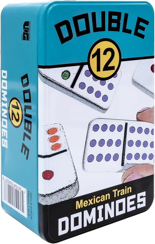 New Front Porch Classics Mexican Train Double 12 Dominoes Set - Kidsy