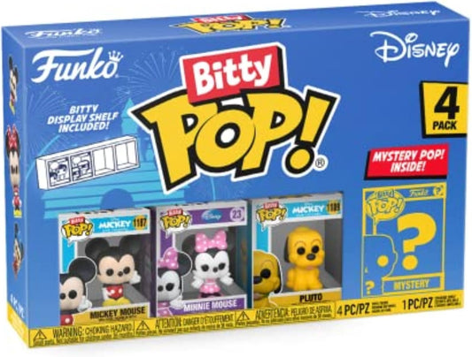 New Funko Bitty POP Disney Mickey 4 - Pack Vinyl Figures - Kidsy