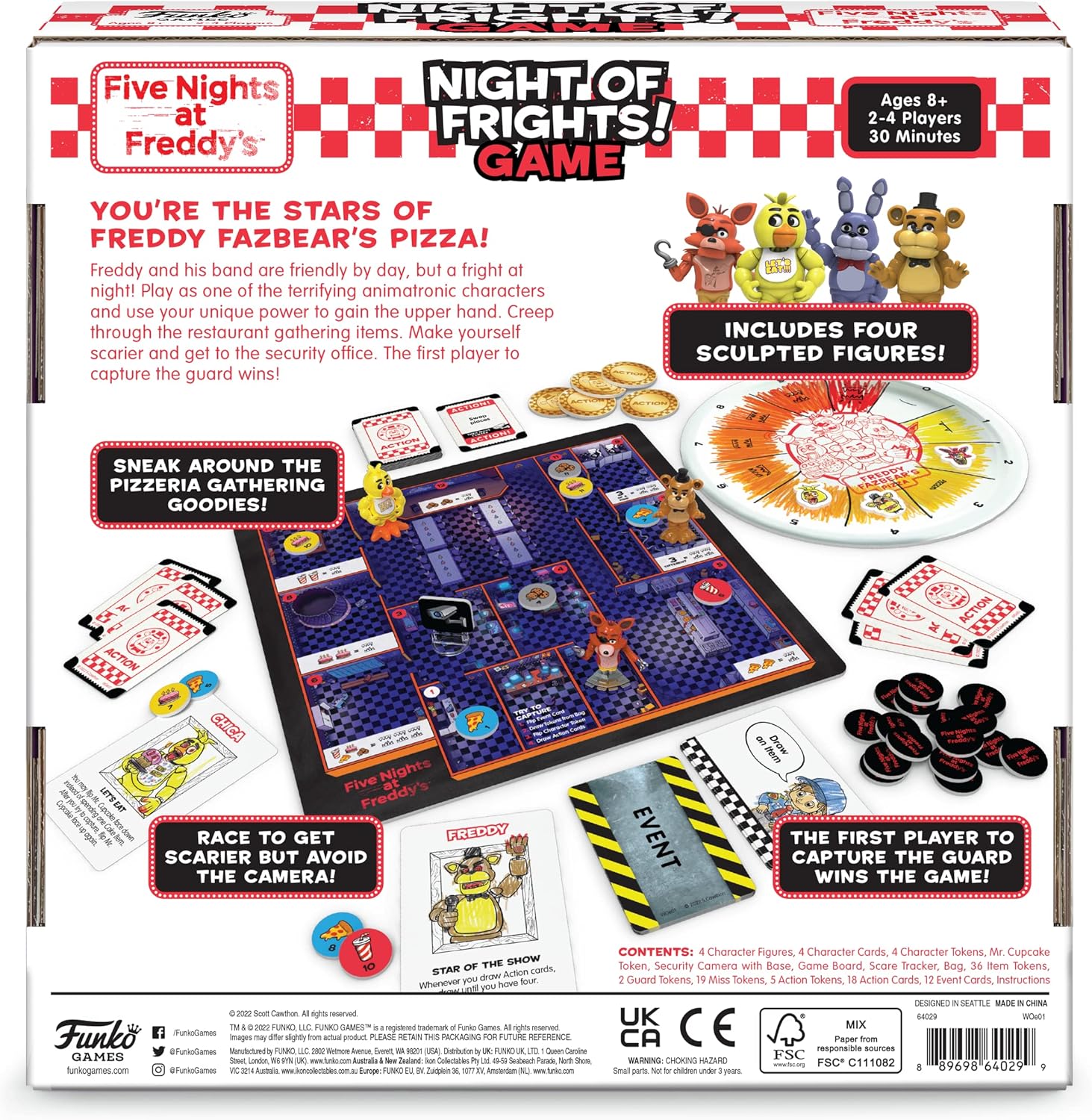 New Funko Games Five Nights at Freddy’s Night of Frights Board Game - Kidsy