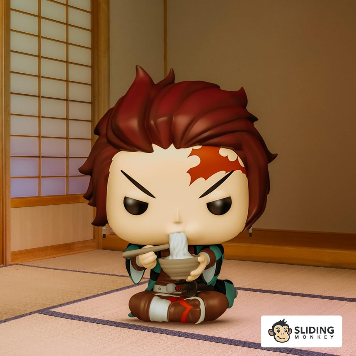 New Funko POP Animation Demon Slayer Tanjiro with Noodles Vinyl Figure - Kidsy