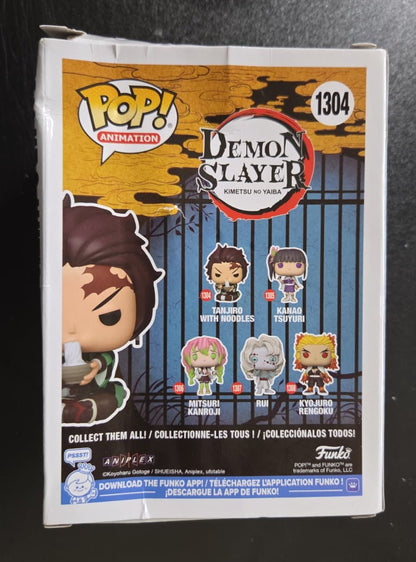 New Funko POP Animation Demon Slayer Tanjiro with Noodles Vinyl Figure - Kidsy