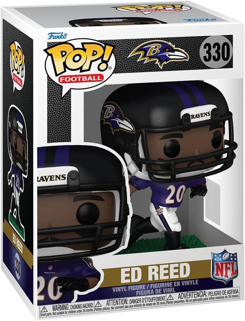 New Funko Pop NFL Legends Ed Reed Ravens Vinyl Figure - Kidsy