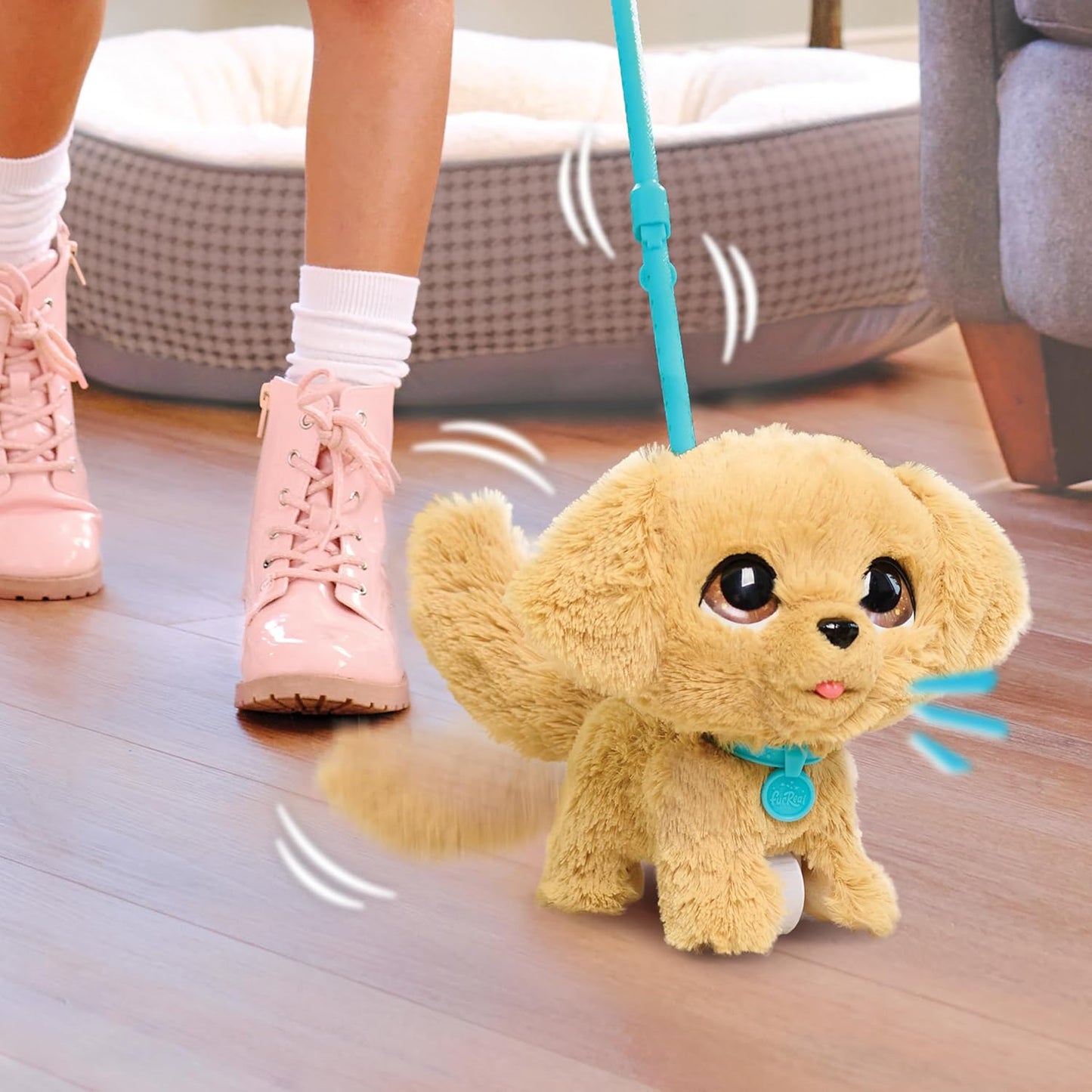 New FurReal Wag - A - Lots Golden Retriever Toy - Kidsy