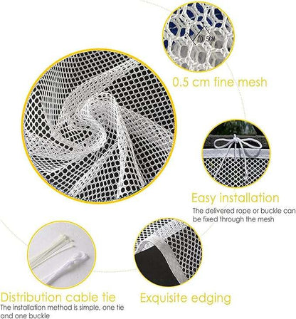 New GAGUTUBU Balcony Safety Net - 10ft x 2.6ft (White) - Kidsy