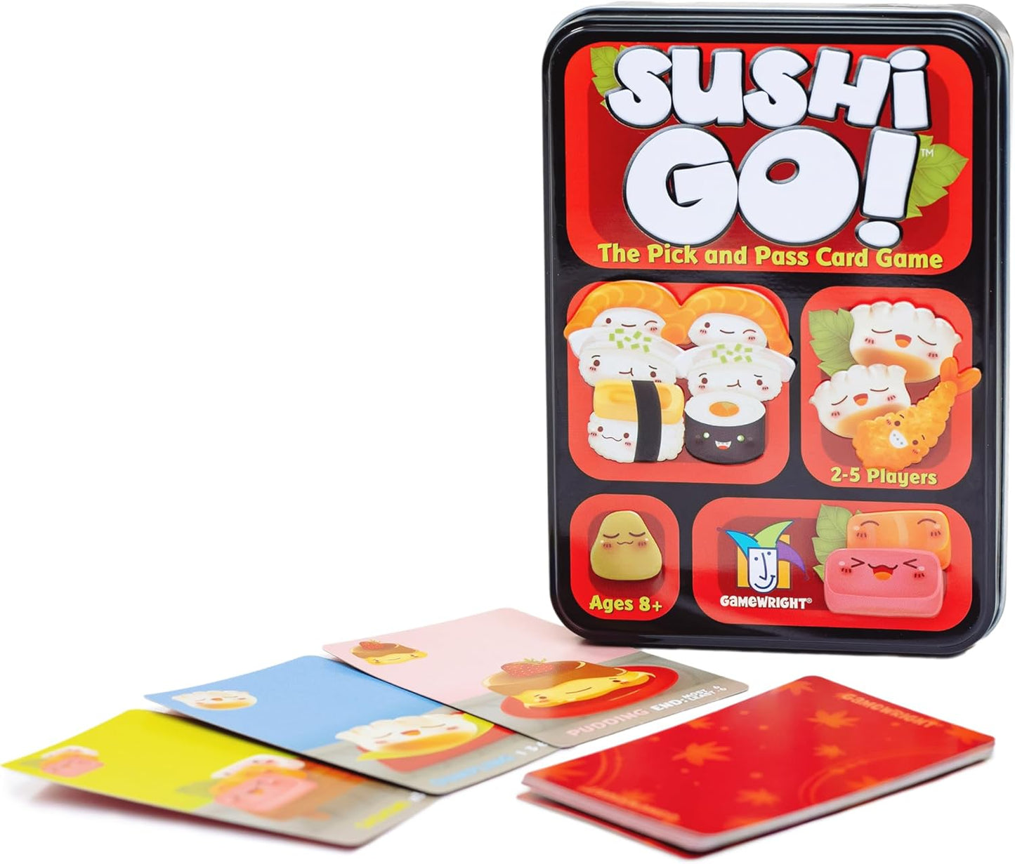 New Gamewright Sushi Go Pick and Pass Family Card Game - Kidsy