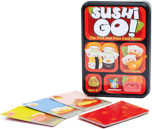 New Gamewright Sushi Go Pick and Pass Family Card Game - Kidsy