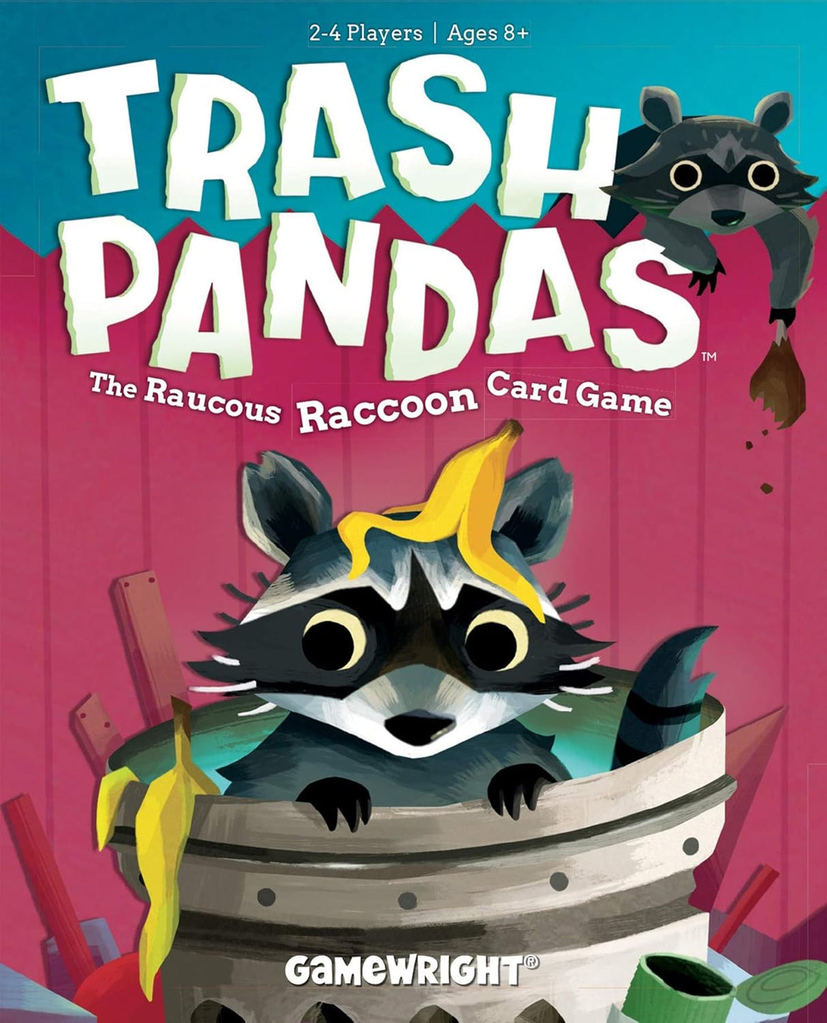 New Gamewright Trash Pandas Push - Your - Luck Card Game - Kidsy