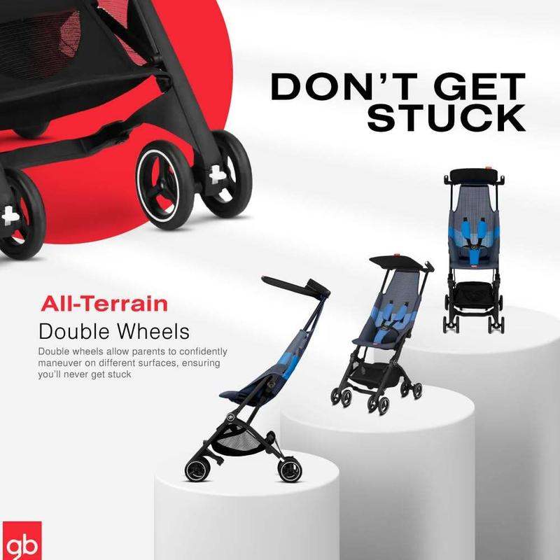 New GB Pockit Air All - Terrain Travel Stroller (Night Blue) - Kidsy