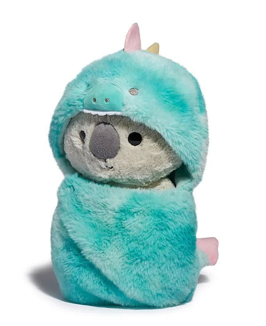 New Geoffrey's Toy Box 10" Cozie Friends Koala Dragon Plush (Gray) - Kidsy