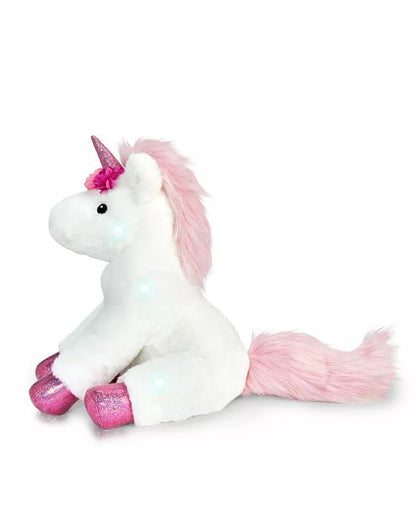 New Geoffrey's Toy Box 13" Unicorn Plush Toy (White) - Kidsy