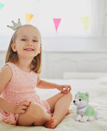 New Geoffrey's Toy Box 6" Fancy Pets Plush Husky Puppy - Kidsy