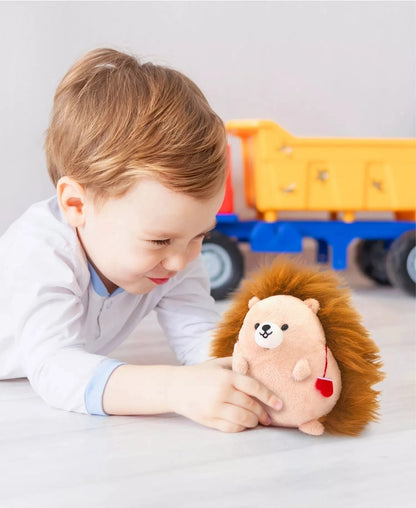 New Geoffrey's Toy Box 6" Winter Hedgehog with Mitts Plush Toy - Kidsy