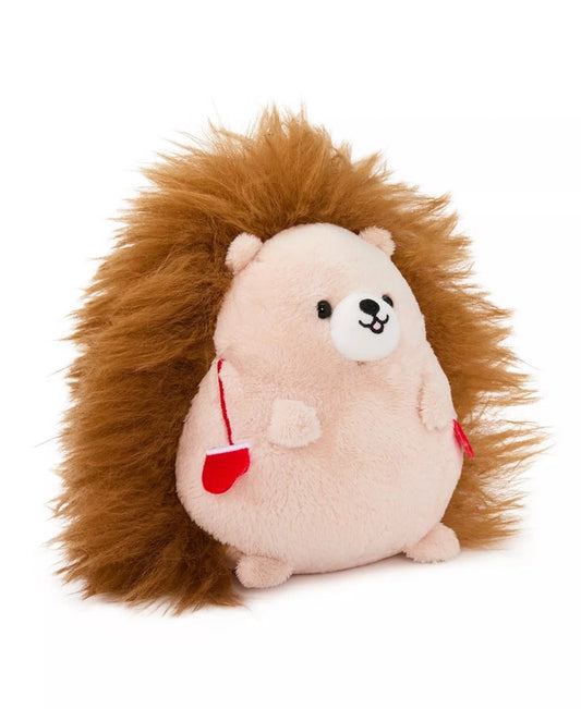 New Geoffrey's Toy Box 6" Winter Hedgehog with Mitts Plush Toy - Kidsy