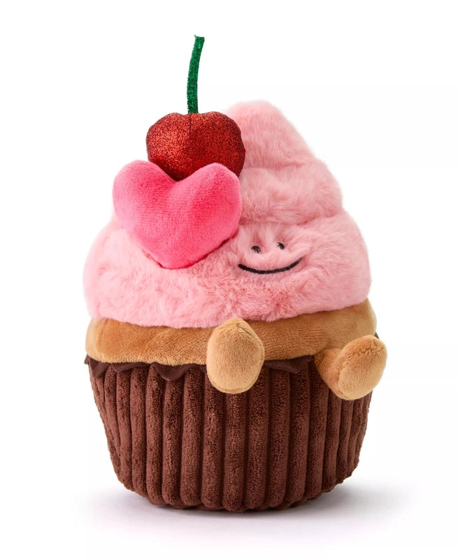 New Geoffrey's Toy Box Dessert Cupcake with Cherry Plush Toy - Kidsy