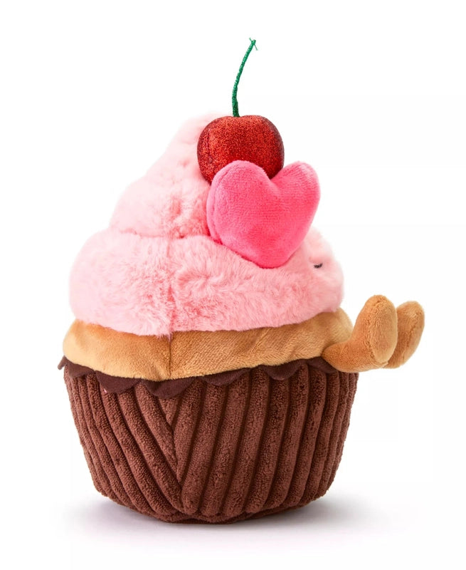 New Geoffrey's Toy Box Dessert Cupcake with Cherry Plush Toy - Kidsy